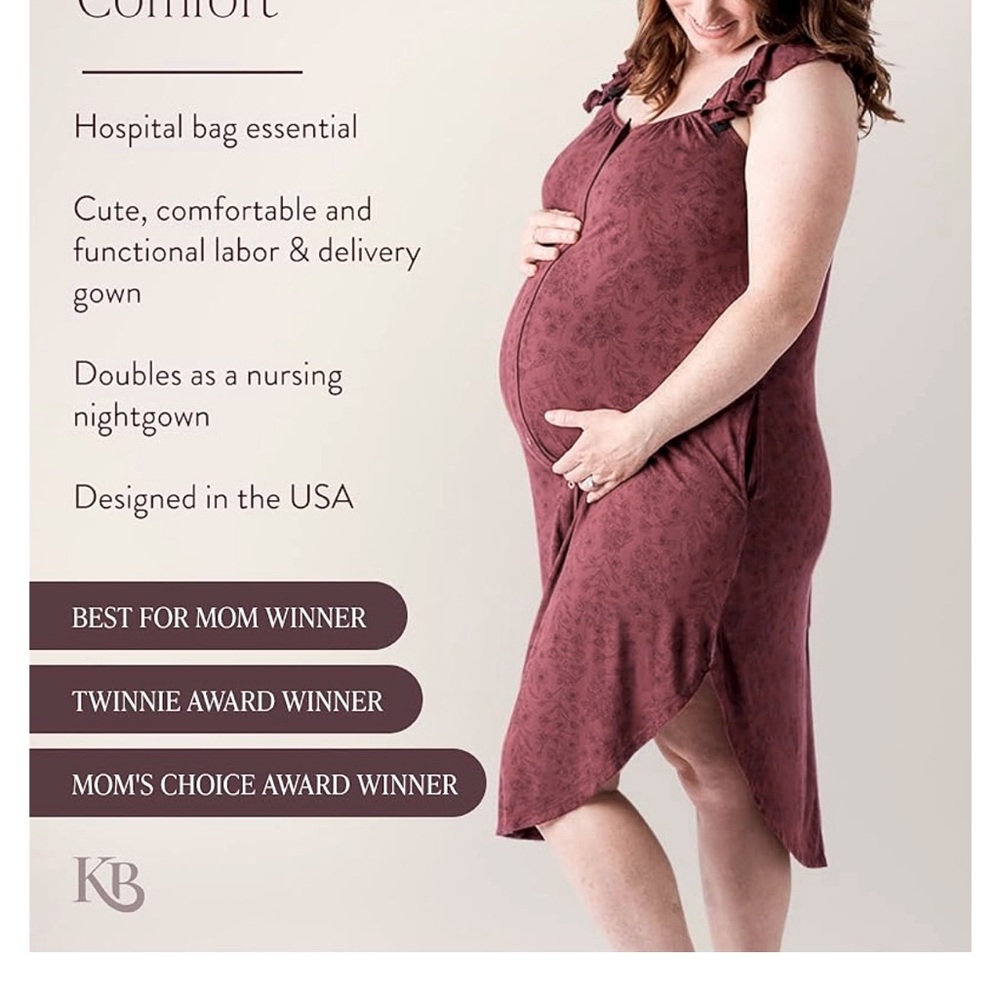 Kindred Bravely labor and delivery gown